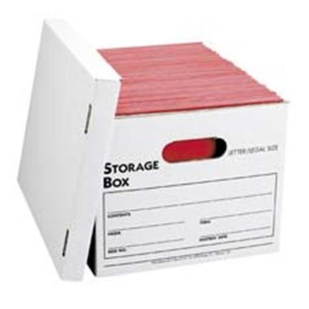 BUSINESS SOURCE Business Source BSN42051 Storage File- Letter-Legal- 12in.x15in.x10in.- 12-CT- White BSN42051